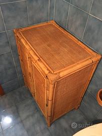 Arredamento completo bagno Bambù anni 70