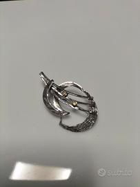 Spilla vintage in argento 925