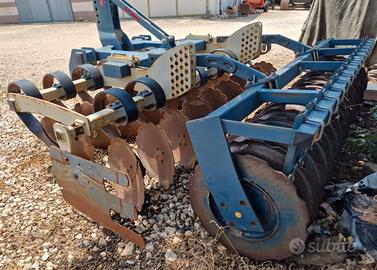 Erpice a dischi con rullo