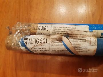 Bacchette verghe per saldature TIG - IN BLOCCO
