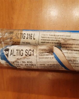 Bacchette verghe per saldature TIG - IN BLOCCO