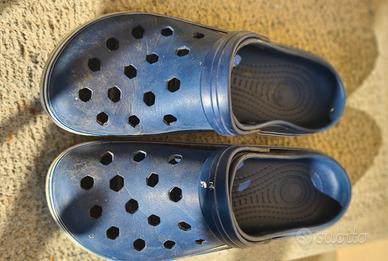ciabatte gomma tipo Croks numero 42/43 blu