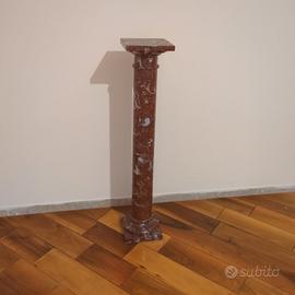 Colonna Classica in Marmo Rosso – h104 cm