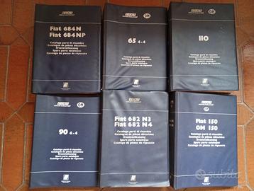 Fiat OM 684 65 110 90 682 150 Catalogo Ricambi '76