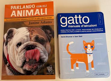 2 LIBRI PER LA CURA DEL GATTO E TELEPATIA