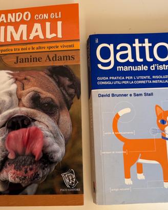 2 LIBRI PER LA CURA DEL GATTO E TELEPATIA