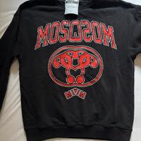 felpa moschino Couture con logo rosso