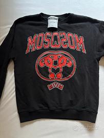 felpa moschino Couture con logo rosso