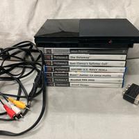 Bundle PlayStation 2 Slim (SCPH-90004) + 7 giochi