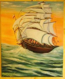 Quadro moderno olio su tela 50x60cm Nuovo