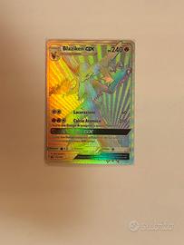 Pokémon Blaziken GX Rainbow Rare 170/168
