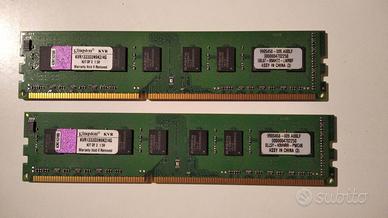 2 moduli di memoria Kingston da 4 GB