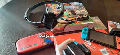 Nintendo switch usata + ring fit + minecraft +fifa