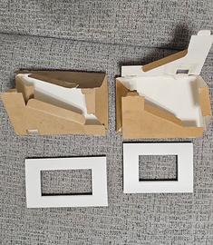 2 placche bticino livinglight air bianco