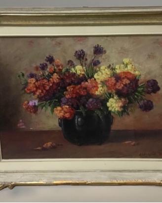 Dipinto Olio su Tavola  del 1957 - A.LANZILLO
