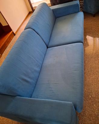 Divano letto + poltrone abbinate