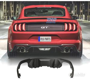 DIFFUSORE FORD MUSTANG 18-23 LOOK GT DOPPIA USCITA