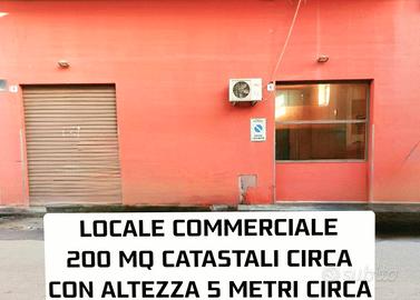 Locale commerciale 200 mq circa con altezza 5.5 m