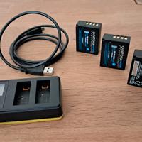 Fujifilm batterie np-w126s e caricabatterie doppio