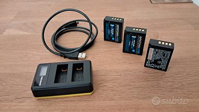 Fujifilm batterie np-w126s e caricabatterie doppio