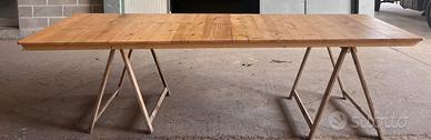 Piano in legno grezzo/rustico 3x1 mt