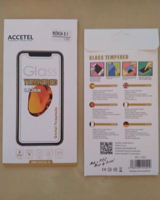 Pellicola vetro temperato Nokia 5.1 - 2 pezzi