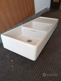 Lavello  doppia vasca con gocciolatoio