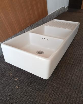 Lavello  doppia vasca con gocciolatoio