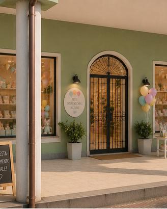 Ampio locale con spazio esterno