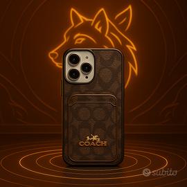Custodia iPhone Coach Originale  con Porta Carte