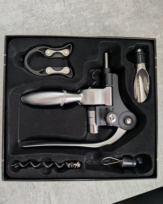 Set Apribottiglie Professionale a Leva per Vino