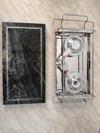 Grill da tavolo con pietra ollare