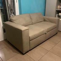 Divano 3 posti angolare color grigio