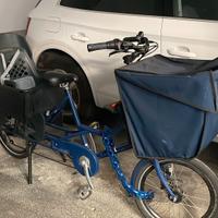 bici con telaio allungato porta bimbi