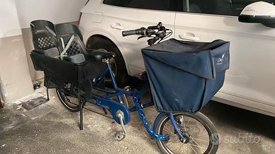 bici con telaio allungato porta bimbi