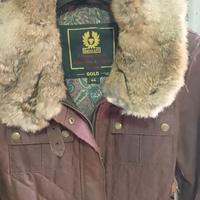 giubbotto con collo e maniche di pelliccia