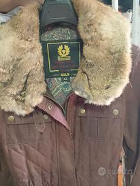 giubbotto con collo e maniche di pelliccia