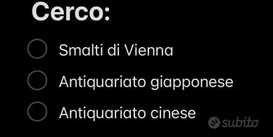 smalto di Vienna, antiquariato orientale