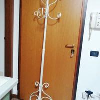 Attaccapanni shabby chic in ferro battuto + set 3