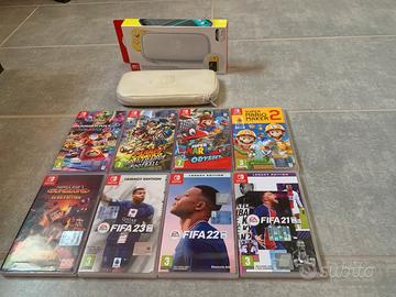 Giochi nintendo switch lite + custodia
