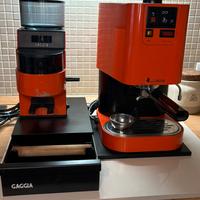 BABY GAGGIA ARANCIONE+MACINACAFFÉ E BASE