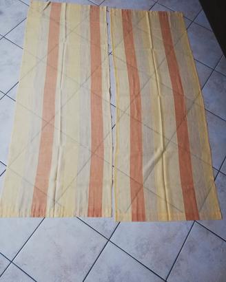 coppia tende in Lino porta finestra - balcone 
