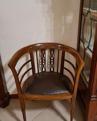 poltroncina pelle