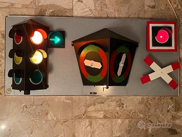 Scuola guida vintage epoca insegna luminosa