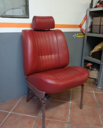 poltrona fatta con sedile auto d epoca 