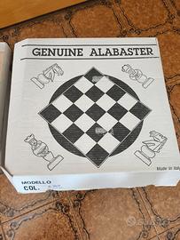 SCACCHIERA IN ALABASTRO