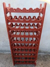 Porta bottiglie in plastica 