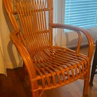 Poltrona in rattan