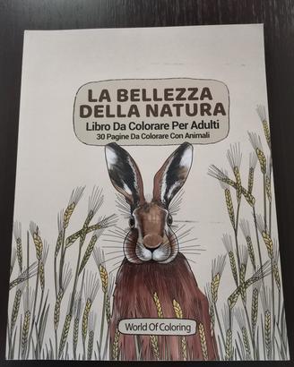 Libro da colorare x adulti Bellezza della natura