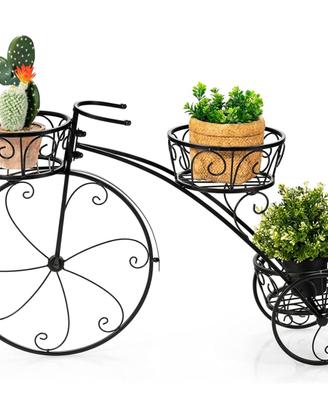 NUOVO Portafiori con Design Bici da Interno Estern